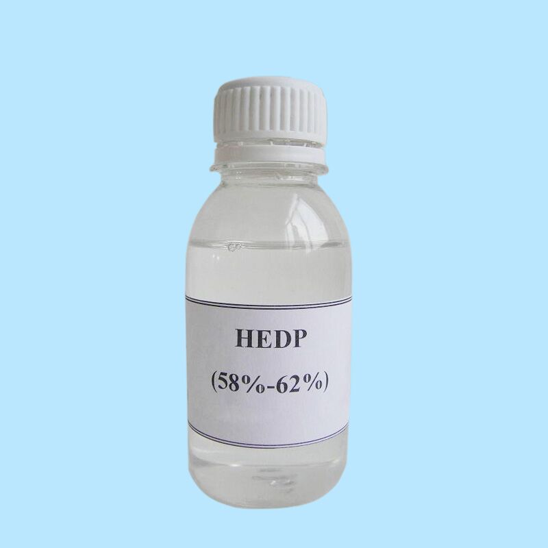 HEDP (Hydroxyethylidene Diphosphonic Acid) Effective Scale and Corrosion Inhibitor | CAS 2809-21-4 2 A bottle of HEDP (1-Hydroxyethylidene-1,1-diphosphonic acid) Liquid. HEDP functions primarily as Corrosion and Scale Inhibitors