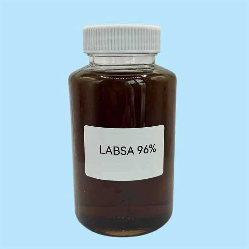 Linear Alkyl Benzene Sulphonic Acid (LABSA) 96% 1 A bottle of Linear Alkyl Benzene Sulphonic Acid (LABSA) chemical compound