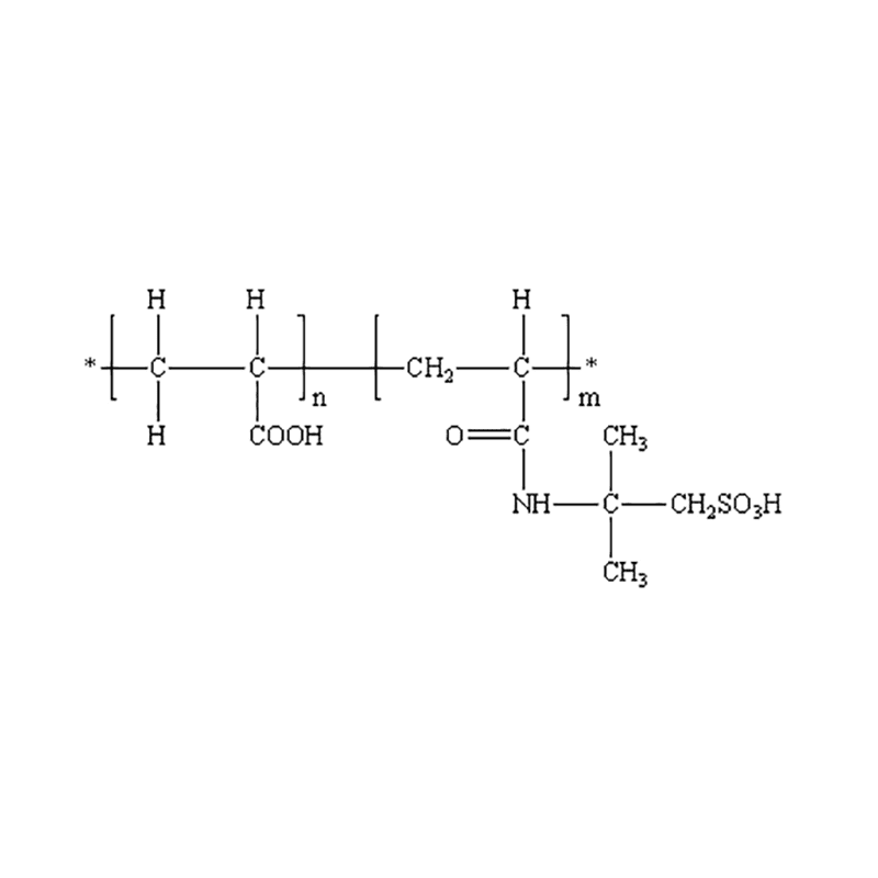 AA/AMPS Copolymer (CAS 40623-75-4) 2 2D chemical formula structure of AA/AMPS Copolymer (CAS 40623-75-4) showing carboxylic and sulfonic acid functional groups